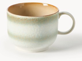Tazza fatta a mano con smalto reattivo 70's