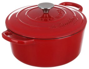 Casseruola 24 cm ghisa rossa con coperchio Fatto in casa da Benedetta