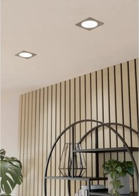 Eglo 901408 - Lampada da incasso LED FUEVA LED/6,3W/230V 11,9x11,9 cm cromo