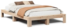 Letto senza materasso 120x200 cm in legno massello di pino