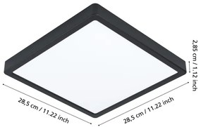 Eglo 900281 - LED Plafoniera da esterno ARGOLIS LED/20,5W/230V IP44 nero