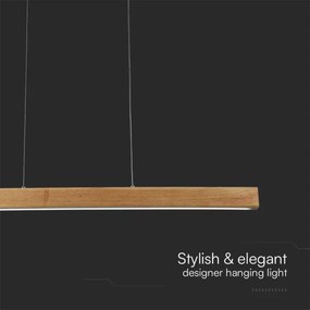 Lampadario LED a sospensione con filo LED/12W/230V 4000K marrone