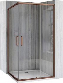 Cabina doccia Rea City 80x100 Brush Copper