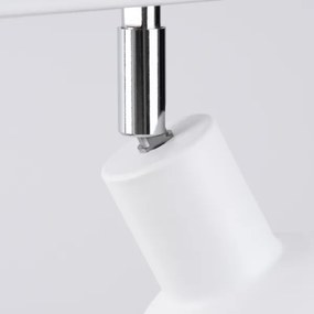 Sollux SL.1314 - Faretto ELBA 2xE27/15W/230V bianco