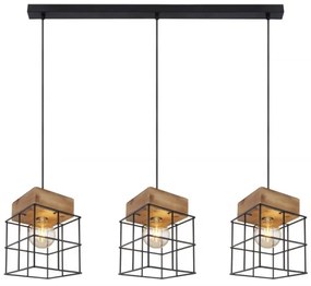 Globo 15530-3H - Lampadario su filo MERRIL 3xE27/60W/230V