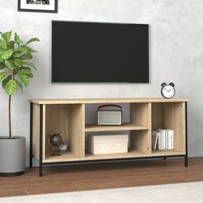 Mobile porta tv rovere sonoma 102x35x45 cm in legno multistrato