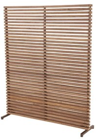 Paravento da balcone in legno colore naturale 153x185 cm - Hartman