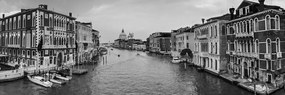 Quadro su tela – Famosi canali di Venezia in bianco e nero