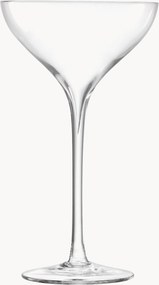 Set di 2 flute da champagne in vetro soffiato Savoy