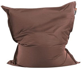 Poltrona sacco impermeabile nylon marrone 140 x 180 cm FUZZY Beliani