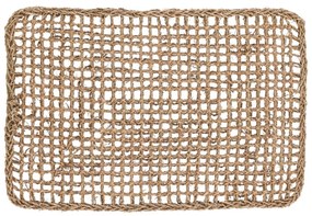Kave Home - Tappetino Yariela in fibre naturali 60 x 40 cm