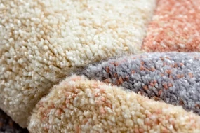 Tappeto FEEL 5673/17931 a spina di pesce beige/terracotta/violet