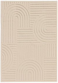 benuta Basic Tappeto Leo Crema 140x200 cm - Tappeto design moderno soggiorno