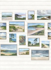Osborne & Little Carta da parati panoramica Seascape - Ivory