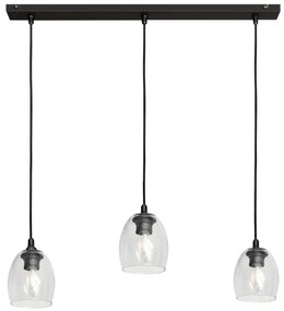 Lampadario a sospensione con filo BRILLANT 3xE27/15W/230V limpido