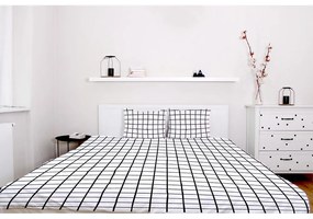 Biancheria da letto in cotone sateen , 200 x 200 cm Simple Checkers - Butter Kings