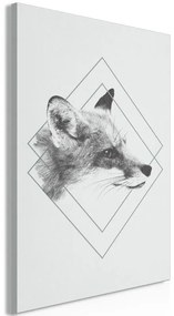 Quadro  Clever Fox (1 Part) Vertical  Larghezza x Altezza Home decor 40x60