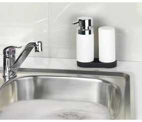 Set di 2 dispenser di detersivo bianco con vaschetta Squeeze, 250 ml Easy Squeez-e - Wenko