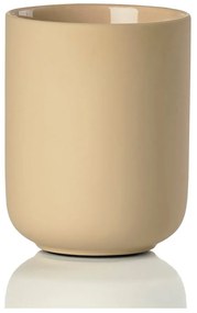 Tazza per spazzolino da denti in gres beige Ume - Zone