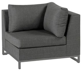 Modulo divano da giardino grigio scuro (variabile) Rhodos - Exotan