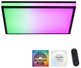 JUST LIGHT. 14110-18-LED RGBW Lampada dimmerabile MARIO BLACK LED/19,5W/230V+RC