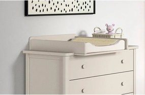 Cassettiera per bambini beige con fasciatoio 89x90x55 cm Swingo – Vipack