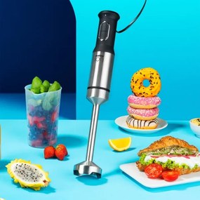 Niceboy ION Twister T2 - Frullatore a immersione 1200W/230V acciaio inossidabile/nero