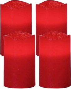 Eglo 410038 - SET 4x LED decorazioni natalizie MAY LED/0,066W/3xAAA rosse