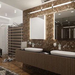 NIMCO ZP 11000 - Specchio retroilluminato LED da bagno 6500K 60x40 cm IP44