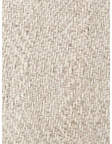 Tappeto color crema e avorio in misto lana tessuto a mano 160x230 cm Majoli – Elle Decoration