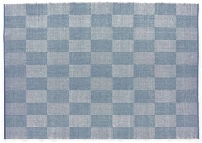 HAY - Check Rug Small Check 170x240 Light Blue HAY