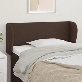 Testiera Ad Orecchio Marrone 83x23x78/88 Cm İn Similpelle /