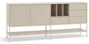 Cassettiera color crema 220x98x45 cm Platt – Teulat