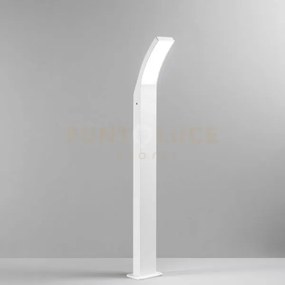 Paletto led 12w sail strut.alluminio diffus.pc colore bianco ip65 c...