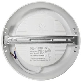 Plafoniera LED ROUND LED/12W/230V 4000K diametro 16,7 cm bianco