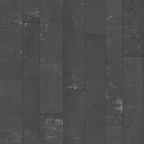 Carta da parati Metallic Wood nero, 53 cm x 10.05 m