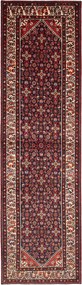 Hamedan Tappeto 110x400 Blu (Iran) Annodato A Mano