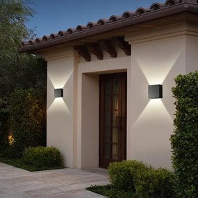 Brilagi - LED Applique da esterno DOUBLERAY LED/4W/230V nero IP65