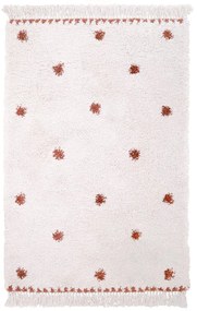 Tappeto beige e rosso , 120 x 170 cm Wooly - Nattiot