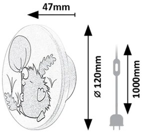 Rabalux 71099 - Applique a LED HEDGY LED/9W/230V 3000/4000/6500K
