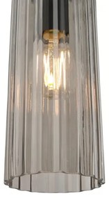 Nordlux - Lampada a sospensione su cavo MIELLA 1xE27/25W/230V fumé