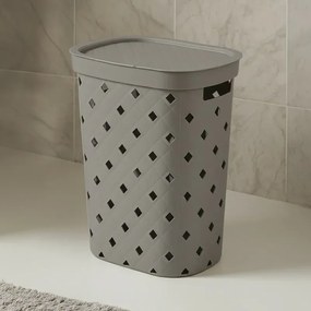 Portabiancheria tortora 55 litri in plastica resistente – Fiber