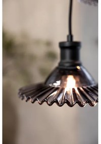 Markslöjd 108853 - Lampadario a sospensione con filo NOVIA 3xE27/40W/230V nero/fumé