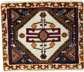 Gabbeh Tappeto 40x50 Rosso (Iran) Annodato A Mano