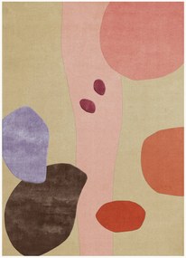 Tappeto in lana a pelo lungo tessuto a mano Secret Garden