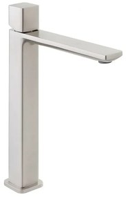 Miscelatore lavabo alto in ottone color nichel con piletta inclusa Lotus