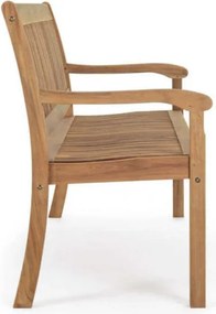 Panca 2 Posti 120x62x88 h cm in Legno Marrone...