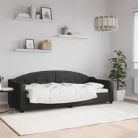 Letto da Giorno Nero 80x200 cm in Tessutocod mxl 70969