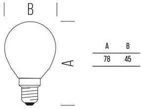 Sfera FULL-LIGHT 470lm 4,5W E27 CW