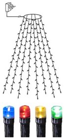 Eglo 410719 - Catena natalizia LED da esterno SERIE LED 160xLED 2m IP44 multicolore